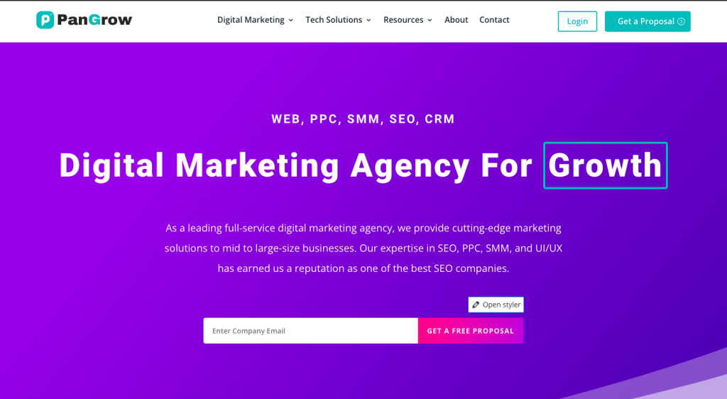 PanGrow - Digital Marketing Agency for Growth