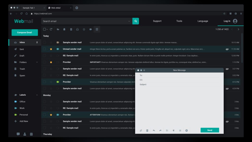 optimize email for dark mode